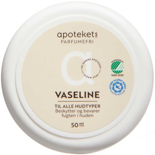 Køb Apotekets Parfumefri Vaseline 50 ml online hos apotekeren.dk