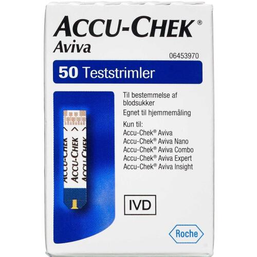Køb Accu-Chek Aviva Teststrimler 50 stk. online hos apotekeren.dk