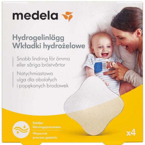 Køb Medela Hydrogel indlæg 4 stk. online hos apotekeren.dk