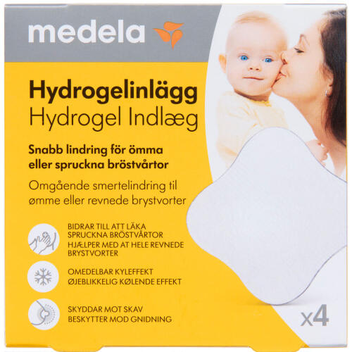 Køb Medela Hydrogel indlæg 4 stk. online hos apotekeren.dk