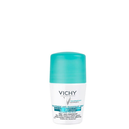 Køb Vichy Anti-Trace deodorant roll-on 48H 50 ml online hos apotekeren.dk