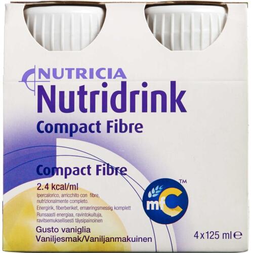 Køb Nutridrink Compact Fibre Vanille 4 x 125 ml online hos apotekeren.dk