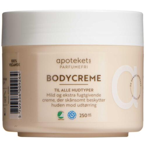 Køb Apotekts Bodycreme u. parfume 250 ml online hos apotekeren.dk