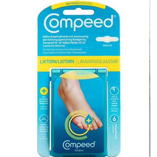 Køb Compeed Moisturising Ligtorn 6 stk. online hos apotekeren.dk