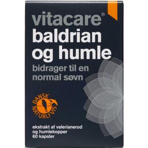 Køb VitaCare Baldrian og Humle kapsler 60 stk. online hos apotekeren.dk