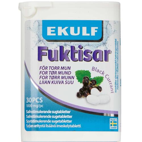 Køb Ekulf Fuktisar Black Currant 30 stk. online hos apotekeren.dk