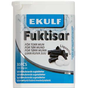 Køb Ekulf Fuktisar Liquorice 30 stk. online hos apotekeren.dk