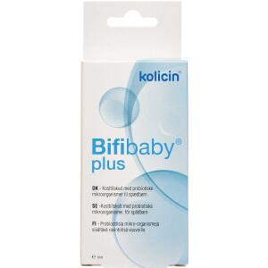 Køb Kolicin Bifibaby Plus 9 ml olie til suspension, størrelse 1-kapsel med 300 mg pulver, 1 dråbetæller online hos apotekeren.dk