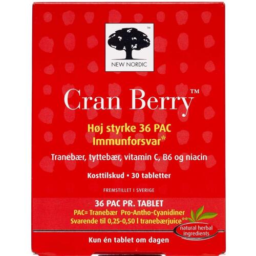 Køb Cranberry tabletter 30 stk. online hos apotekeren.dk