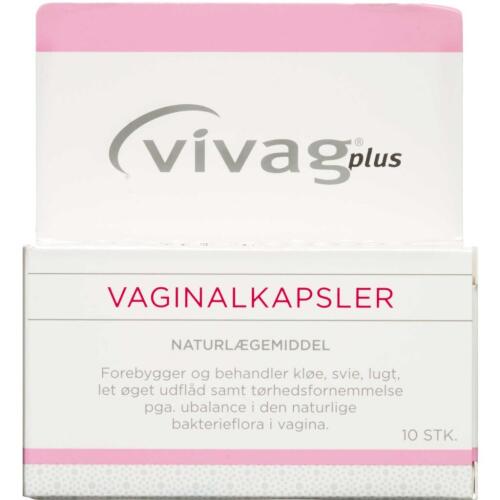 Køb Vivag Plus vaginalkapsler 10 stk. online hos apotekeren.dk