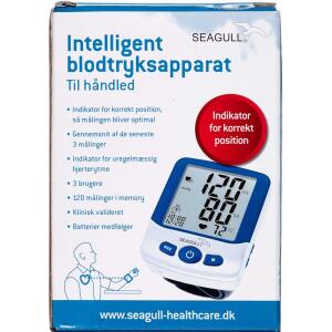 Køb Seagull intelligent blodtryksapparat til håndled 1 stk. online hos apotekeren.dk