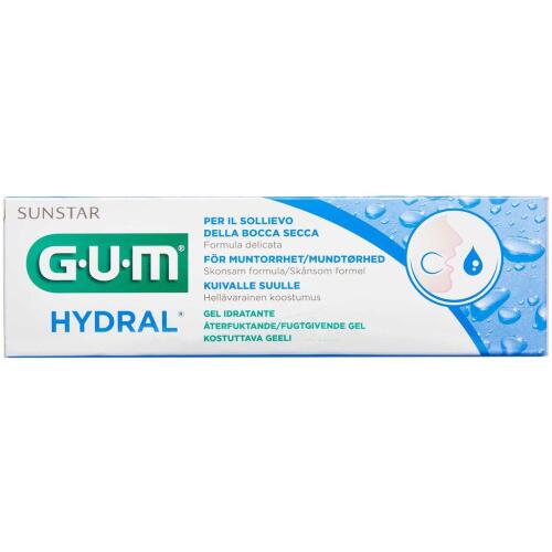 Køb GUM® HYDRAL® Gel 6000SEPI mod mundtørhed 50 ml tube online hos apotekeren.dk