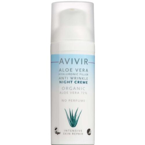 Køb AVIVIR Aloe Vera Anti Wrinkle Night Creme 50 ml online hos apotekeren.dk
