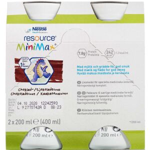 Køb Resource MiniMax Chokolade 2 x 200 ml online hos apotekeren.dk