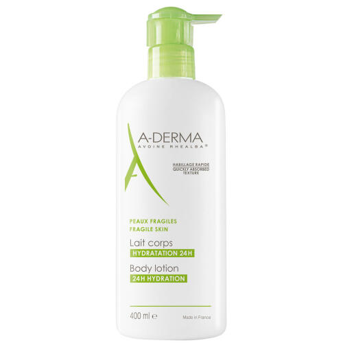 Køb A-Derma Moisturising Body Lotion 400 ml online hos apotekeren.dk