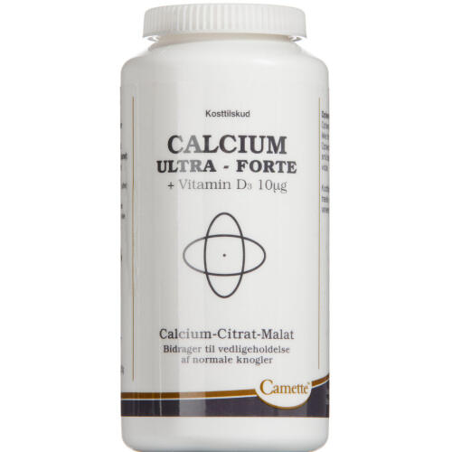 Køb Calcium Ultra Forte + Vitamin D3 10 mcg. 200 stk. online hos apotekeren.dk