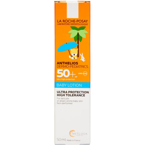 Køb La Roche Posay Baby Lotion SPF 50+ 50 ml online hos apotekeren.dk