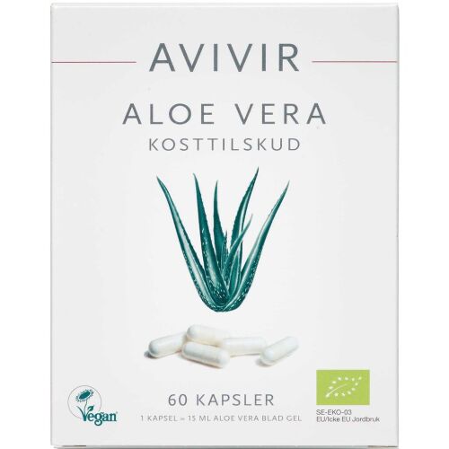 Køb AVIVIR Aloe Vera Kapsler 60 stk. online hos apotekeren.dk