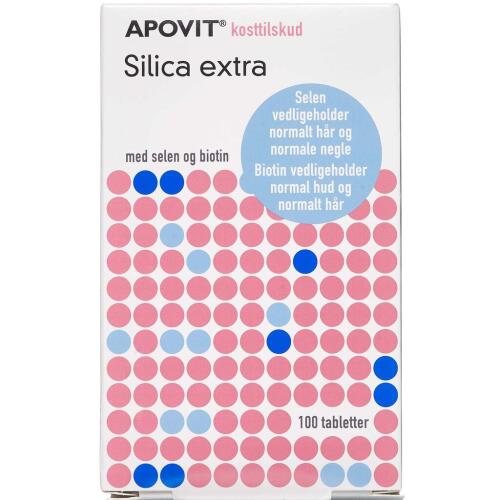 Køb Apovit Silica Ekstra tabletter 100 stk. online hos apotekeren.dk
