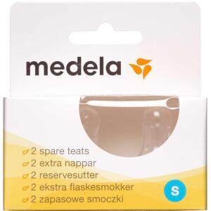 Køb Medela Flaskesut str. S 2 stk. online hos apotekeren.dk