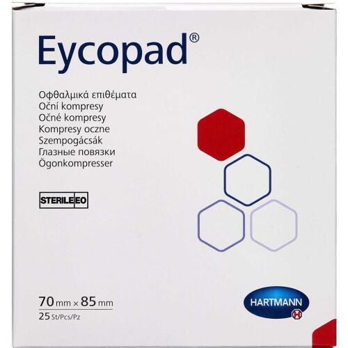 Køb Eycopad Øjenforbinding 70 x 85 mm 25 stk. online hos apotekeren.dk