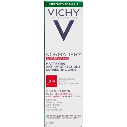 Køb Vichy Normaderm dagcreme til uren og fedtet hud 50 ml online hos apotekeren.dk