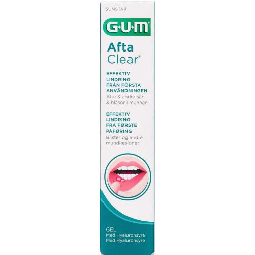 Køb GUM AftaClear gel 10 ml tube i box online hos apotekeren.dk