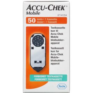 Køb Accu-Chek Mobile test kassette 50 stk. online hos apotekeren.dk