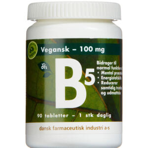 Køb Vitamin B5 tabletter 90 stk. online hos apotekeren.dk