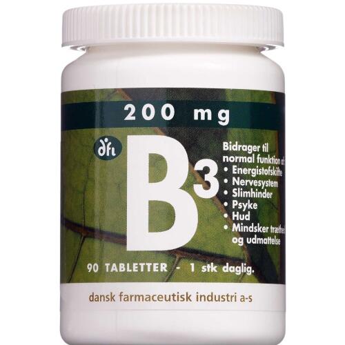 Køb Vitamin B3 tabletter 90 stk. online hos apotekeren.dk