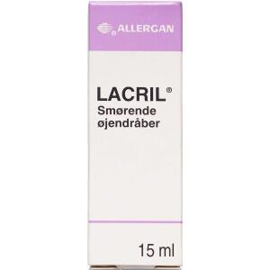 Køb Lacril Smørende øjendråber 15 ml online hos apotekeren.dk
