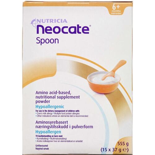 Køb Neocate Spoon 15 x 37 g online hos apotekeren.dk
