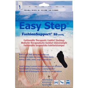 Køb Easy Step knæ lukket tå sort XXL+ 1 par online hos apotekeren.dk