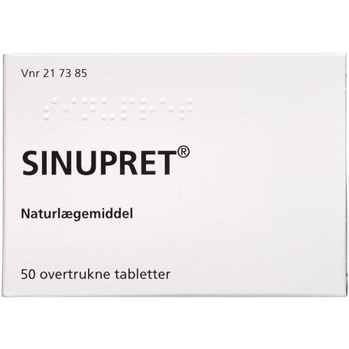 Køb Sinupret tabletter 50 stk. online hos apotekeren.dk