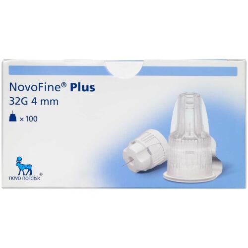 Køb NovoFine Plus Penkanyle 32g 4 mm 100 stk. online hos apotekeren.dk