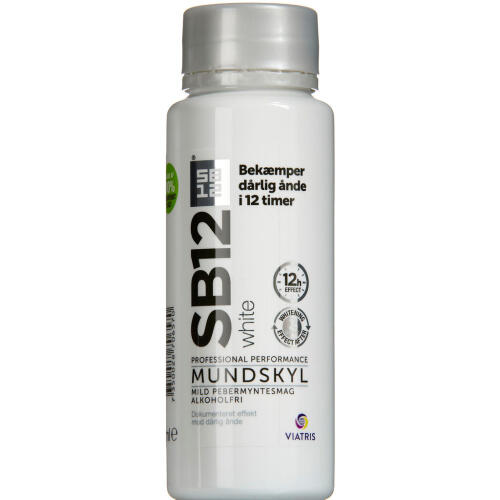 Køb SB12 Mundskyl White 250 ml online hos apotekeren.dk
