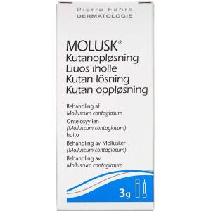 Køb Molusk Kutan Opløsning 3 g online hos apotekeren.dk