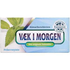 Køb Væk I Morgen Halstablet pebermynte 20 stk. online hos apotekeren.dk