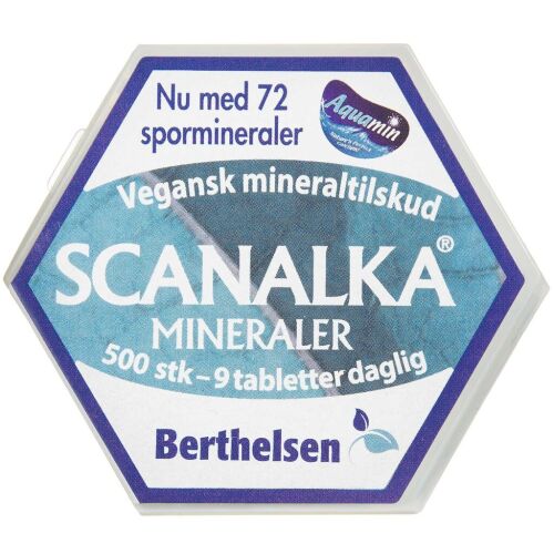 Køb Berthelsen Scanalka Mineraler 500 stk. online hos apotekeren.dk