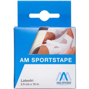 Køb AM Sportstape Latexfri 2,5 cm x 10 m 1 stk. online hos apotekeren.dk