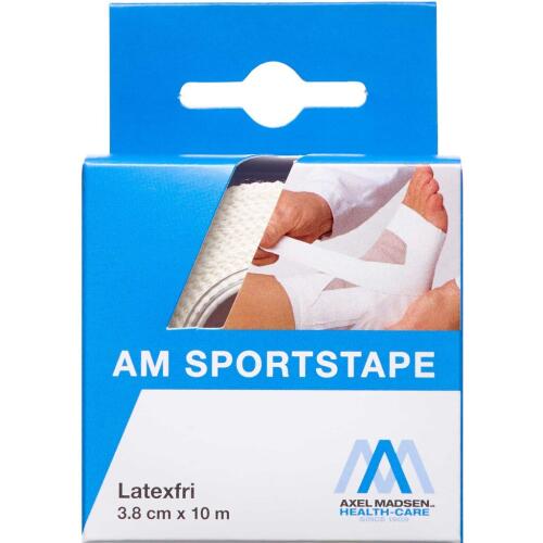 Køb AM Sportstape Latexfri 3,8 cm x 10 m 1 stk. online hos apotekeren.dk