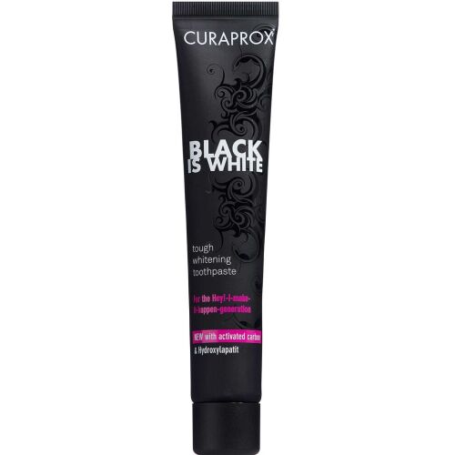 Køb Curaprox Black Is White tandpasta 90 ml online hos apotekeren.dk