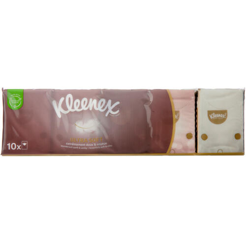 Køb Kleenex Ultra Soft 10x7 stk. online hos apotekeren.dk