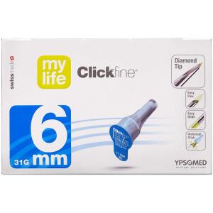 Køb Clickfine Penkanyle 0,25 x 6,0 mm 100 stk. online hos apotekeren.dk