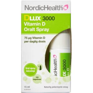 Køb DLux 3000 D-vitamin Spray 75 mg 15 ml online hos apotekeren.dk