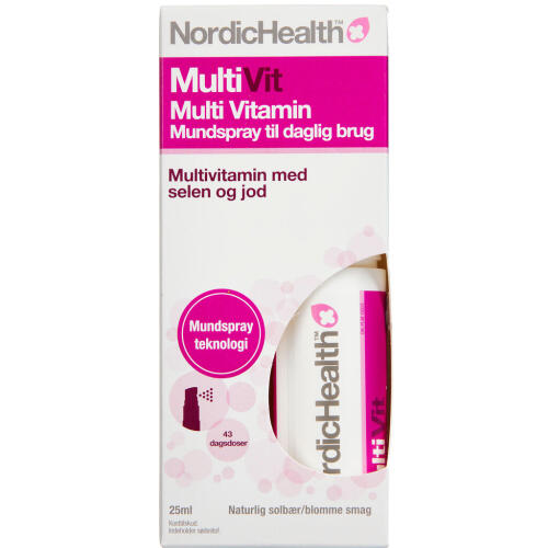 Køb MultiVit Multivitamin Spray 25 ml online hos apotekeren.dk