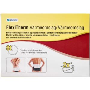 Køb FlexiTherm varmeplaster 2 stk. online hos apotekeren.dk