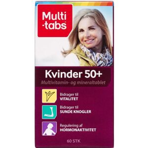 Køb Multi-tabs Kvinder 50+ tabletter 60 stk. online hos apotekeren.dk
