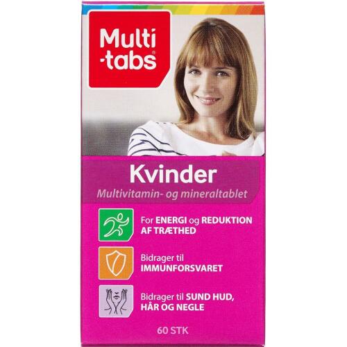 Køb Multi-tabs Kvinder tabletter 60 stk. online hos apotekeren.dk