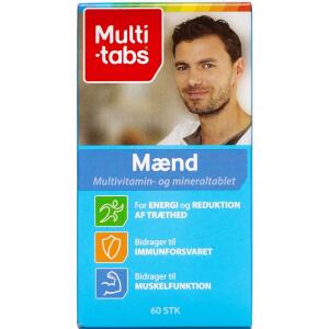 Køb Multi-tabs Mænd tabletter 60 stk. online hos apotekeren.dk
